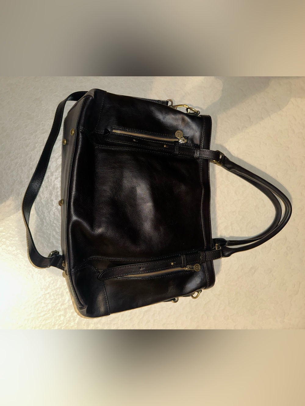 Vintage Aigin Milano Women’s  Leather Handbag Amazing Condition Made In Italy